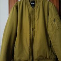 giubbotto bomber uomo primaverile verde militare 