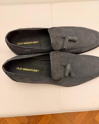 Mocassini uomo OLD SIGNATURE grigio antracite