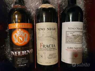 nino negri 3 bottiglie