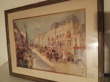 Quadro acquerello 65x50 cm.