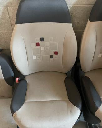 set sedili panda 5 posti