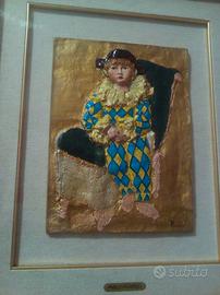 Quadro "Arlecchino" di Pablo Picasso