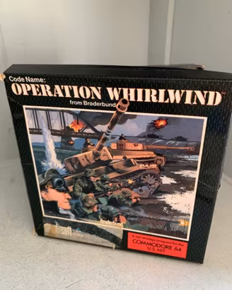 Operation Whirlwind C64 Cassetta Ariolasoft