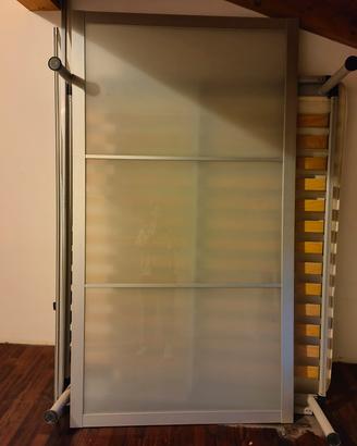 sistema ante scorrevoli Ikea pax 250 cm