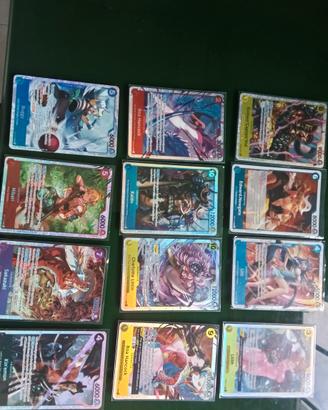 Lotto 12 Carte One Piece TCG SR Super Rare EN