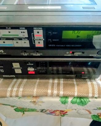 Videoregistratore VHS Philips meccanica Panasonic 