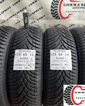 4 PNEUMATICI 175/65 R14 KLEBER INVERNALI 90%