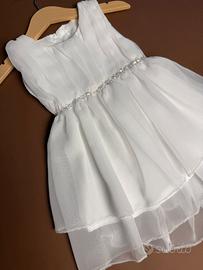9m Abito sartoriale elegante / battesimo bimba