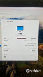 Imac 21.5 usato