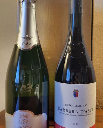 Spumante Brut Le Marchesine + Barbera d'Asti