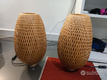Lampade da tavolo IKEA BÖJA in bambù