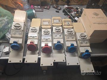 4 prese 220V 2 prese 380V industriali