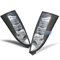 FANALI LED FORD FOCUS MK1 98-04 FONDO NERO CROMO
