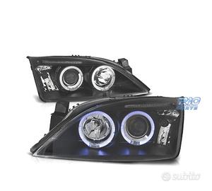 FARI FORD MONDEO MK3 00-07 ANGEL EYES FONDO NERO