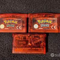 Pokemon rubino originale Nintendo gameboy advance
