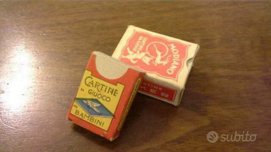 Cartine da gioco d'epoca