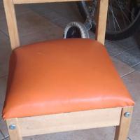 sedia per bimbi in legno 