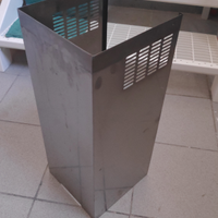 Copertura tubo cappa acciaio