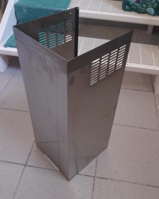 Copertura tubo cappa acciaio