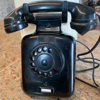 Telefono antico Siemens a parete di bachelite
