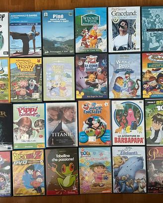 Lotto 40 DVD e CD Bambini / Film / Videogiochi