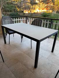 Tavolo da esterno 160 x 90 cm