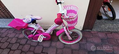 Bici bimba con rotelle