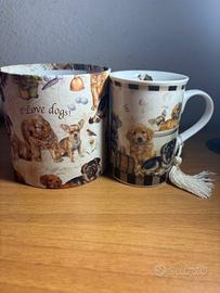 tazza con cani