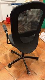 Sedia Girevole da ufficio con rotelle