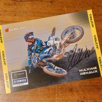Autografo pilota Maxime Renaux