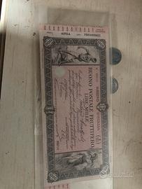 Buono postale fruttifero vintage