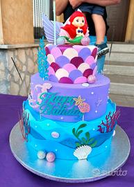 torta scenografica sirena
