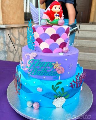 torta scenografica sirena
