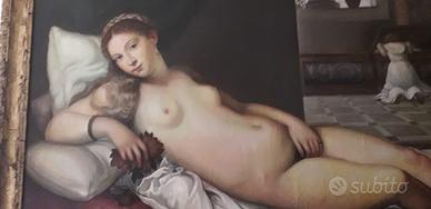 quadro copia venere del tiziano