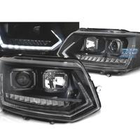 FARI PER VOLKSWAGEN VW T5 GP 09-14 DRL NERI CON FR