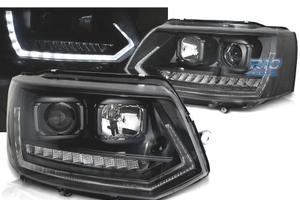 FARI PER VOLKSWAGEN VW T5 GP 09-14 DRL NERI CON FR
