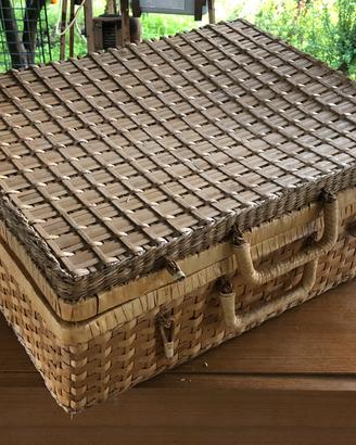 Valigetta in vimini x  picnic originale Algida