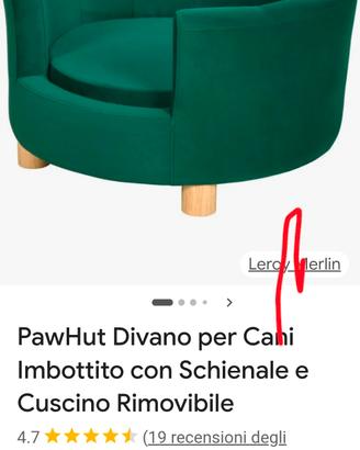 divanetto per cani