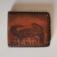 vintage Portafoglio FLORIDA - vero cuoio pelle