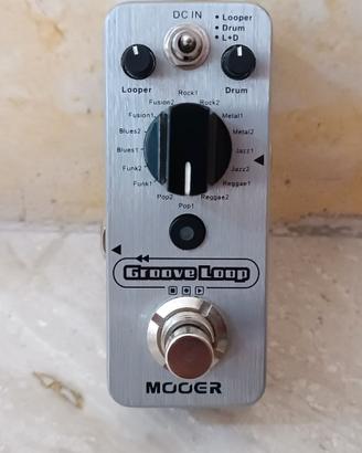 Looper chitarra/basso. Mooer grove loop