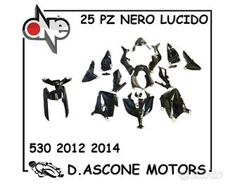 KIT CARENE NERO LUCIDO TMAX 530 2012 2014 25 PZ