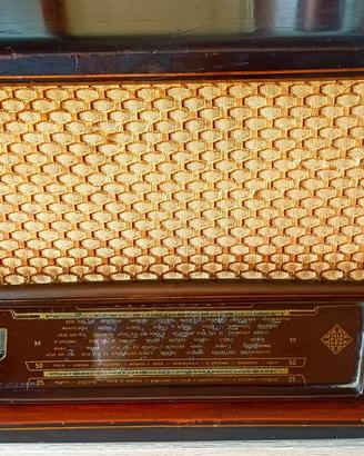 Radio vintage Telefunken valvolare in legno