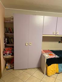 cameretta  a 2  letti con soppalco