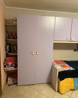 cameretta  a 2  letti con soppalco