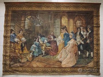 Arazzo Jacquard vintage - Scena galante Settecente