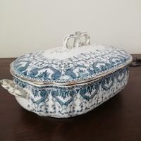 ZUPPIERA INGLESE porcellana antica 1900certificat