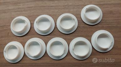 lotto 3 Tappi Troppo Pieno x Lavandino in plastica