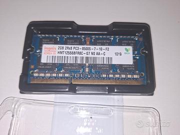 Banco RAM 2GB DDR3 SODIMM Hynix