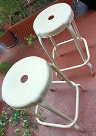 2 Sgabelli IKEA RÅSKOG originali beige/crema