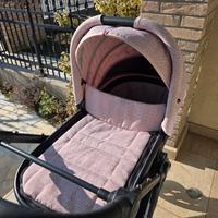 Navicella Bassinet Mast Swiss rosa 2025 impeccabil